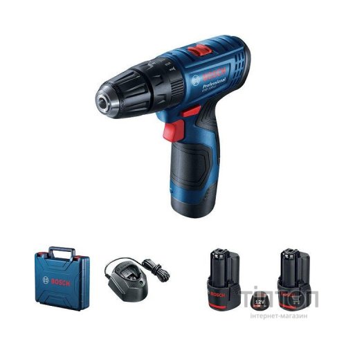 Шуруповерт Bosch GSB 120-Li акумуляторний, 2*2.0Аh (0.601.9G8.100)