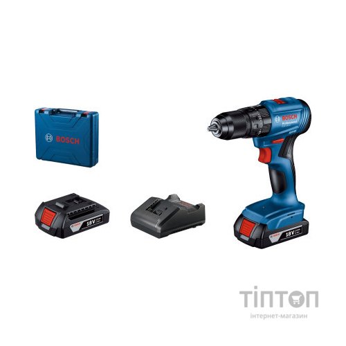 Шуруповерт Bosch GSB 185-LI, 2х2.0 Ah, ЗП GAL 18V-20, кейс (0.601.9K3.100)