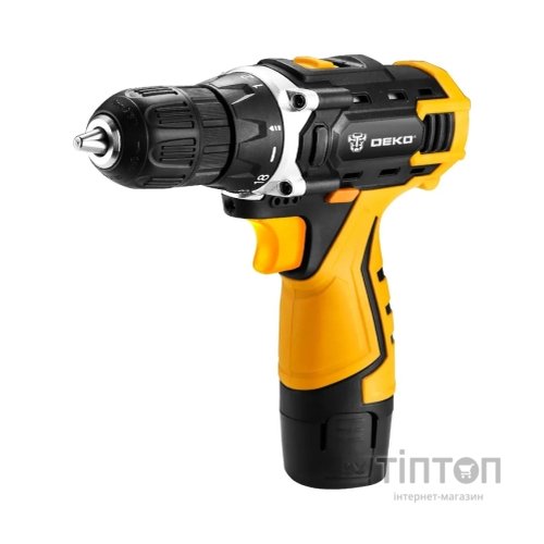 Шуруповерт Deko DKCD12FU-LI + набір 104 інструментів в кейсі (12182)
