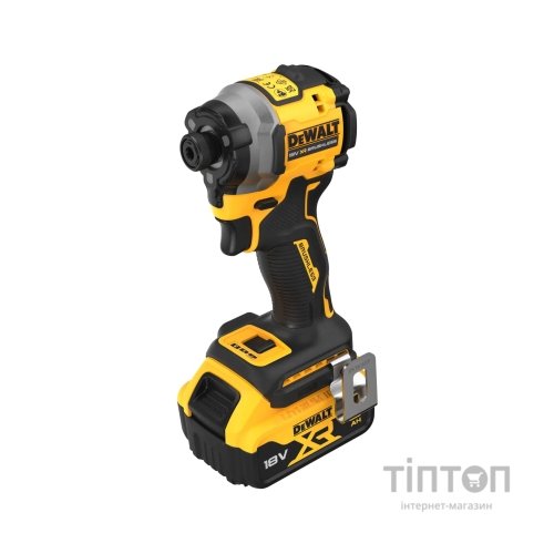 Шуруповерт DeWALT 18 В XR Li-Ion, 2x5Ah, безщітковий, 206 Нм, 3250 об/хв, TSTAK (DCF850P2T)
