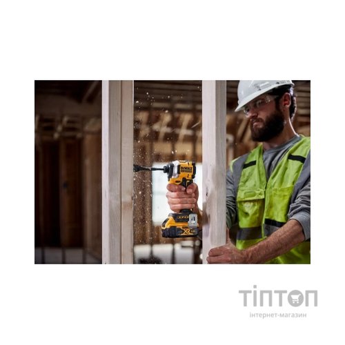 Шуруповерт DeWALT 18 В XR Li-Ion, 2x5Ah, безщітковий, 206 Нм, 3250 об/хв, TSTAK (DCF850P2T)