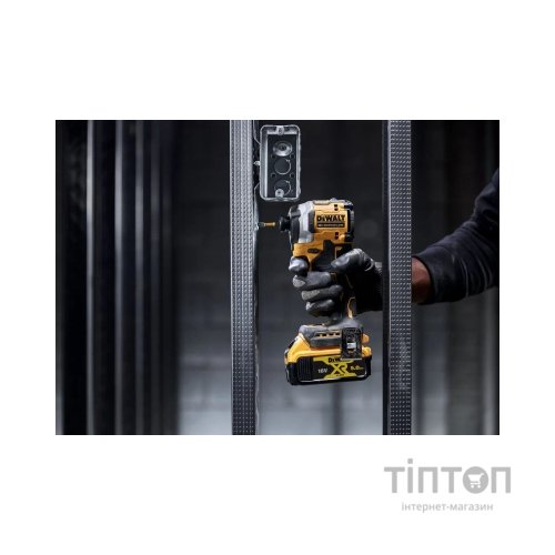 Шуруповерт DeWALT 18 В XR Li-Ion, 2x5Ah, безщітковий, 206 Нм, 3250 об/хв, TSTAK (DCF850P2T)