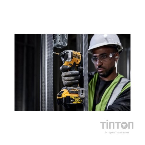 Шуруповерт DeWALT 18 В XR Li-Ion, 2x5Ah, безщітковий, 206 Нм, 3250 об/хв, TSTAK (DCF850P2T)