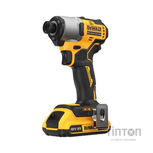 Шуруповерт DeWALT 18 В XR Li-lon, 2x2Ah, безщітковий, 192 Нм, TSTAK (DCF840D2T)