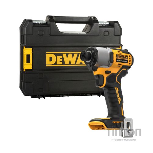 Шуруповерт DeWALT 18 В XR Li-lon, безщітковий, 192 Нм, TSTAK (без АКБ та ЗП) (DCF840NT)