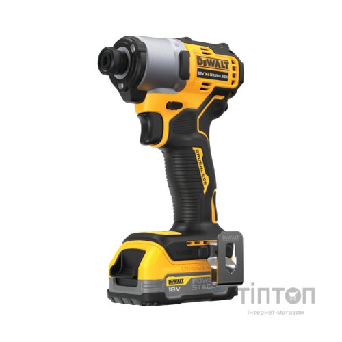 Шуруповерт DeWALT 18 В XR Li-lon PowerStack 1.7Ah, 192 Нм, кейс TSTAK (DCF840E1T)
