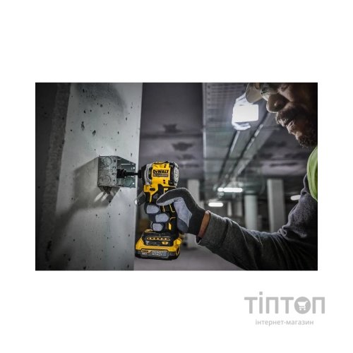 Шуруповерт DeWALT 18 В XR Li-lon PowerStack 1.7Ah, 206 Нм,кейс TSTAK (DCF850E1T)