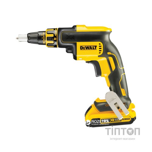 Шуруповерт DeWALT 18V XR Li-Ion, 2x2Ah, 30/5 Нм, 4400 об/хв, кейс (DCF620D2K)