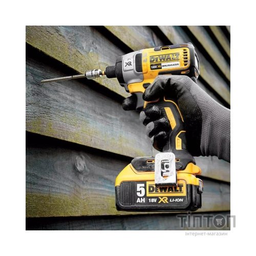 Шуруповерт DeWALT 18V XR Li-Ion, 2x5Ah, безщітковий, 205 Нм, 3250 об/хв, кейс (DCF887P2)