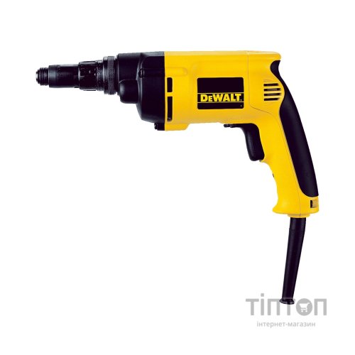 Шуруповерт DeWALT 540 Вт, 4-26 Нм, 0-2500 об/хв, вага 1.4 кг, кейс (DW268K)