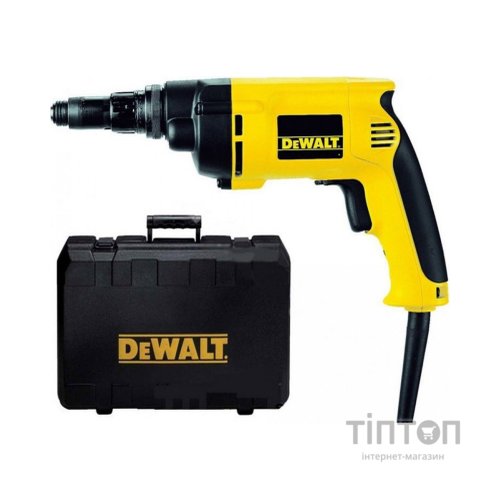 Шуруповерт DeWALT 540 Вт, 4-26 Нм, 0-2500 об/хв, вага 1.4 кг, кейс (DW268K)