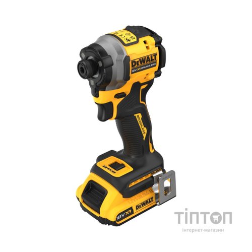 Шуруповерт DeWALT ударний 18 В XR Li-Ion, 2x2Ah, 206 Нм, 2 Аг, 3250 об/хв, TSTAK (DCF850D2T)