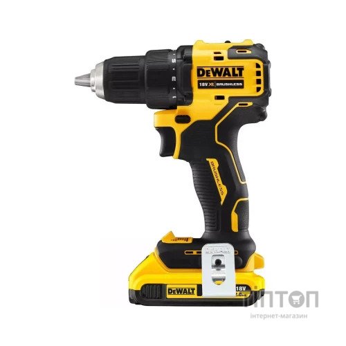 Шуруповерт DeWALT XR Li-Ion 18 В, 65 Нм, 2 АКБ + ЗП, кейс (DCD708D2T)