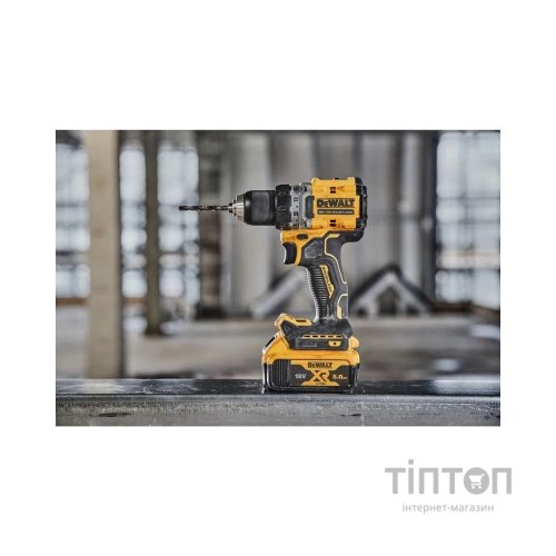 Шуруповерт DeWALT XR Li-Ion 18V 5Ah, 90 Нм, 0-650/0-2000 об/хв (DCD800P2T)
