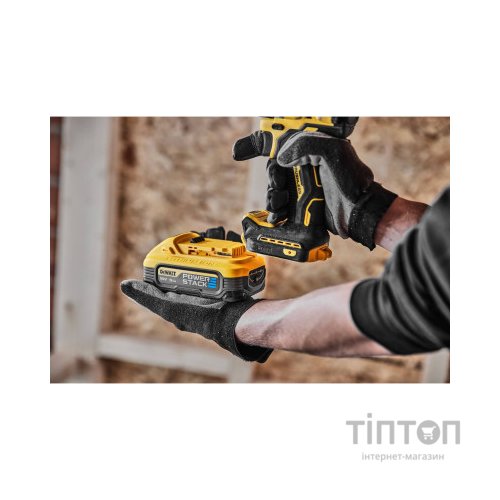 Шуруповерт DeWALT XR Li-Ion PowerStack 18 В, 2x5Ah, 90 Нм, 0-650/0-2000 об/хв, TSTAK (DCD800H2T)