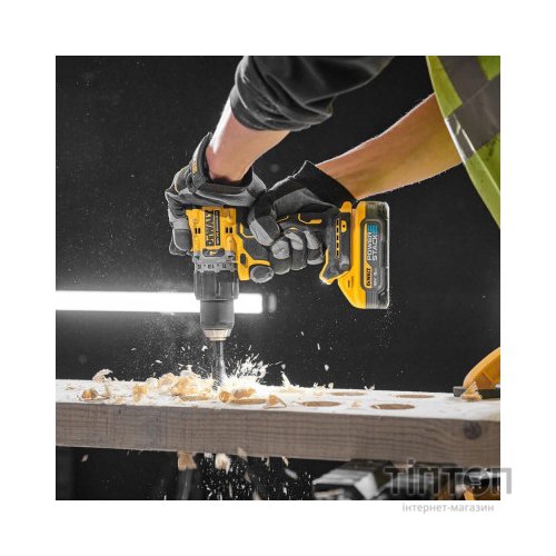 Шуруповерт DeWALT XR Li-Ion PowerStack 18 В, 2x5Ah, 90 Нм, 0-650/0-2000 об/хв, TSTAK (DCD805H2T)