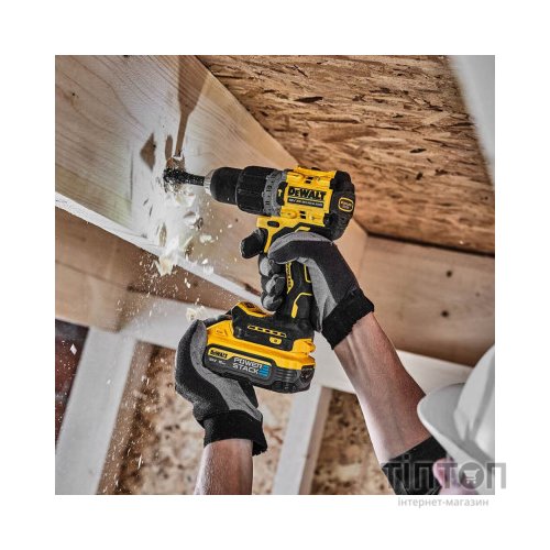 Шуруповерт DeWALT XR Li-Ion PowerStack 18 В, 2x5Ah, 90 Нм, 0-650/0-2000 об/хв, TSTAK (DCD805H2T)
