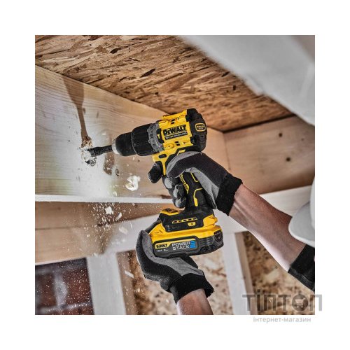 Шуруповерт DeWALT XR Li-Ion PowerStack 18 В, 2x5Ah, 90 Нм, 0-650/0-2000 об/хв, TSTAK (DCD805H2T)
