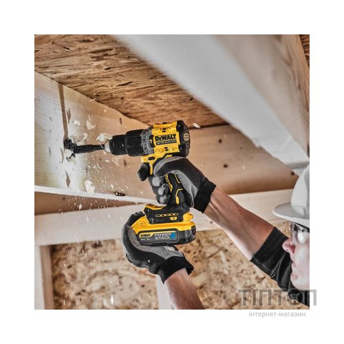 Шуруповерт DeWALT XR Li-Ion PowerStack 18 В, 2x5Ah, 90 Нм, 0-650/0-2000 об/хв, TSTAK (DCD805H2T)