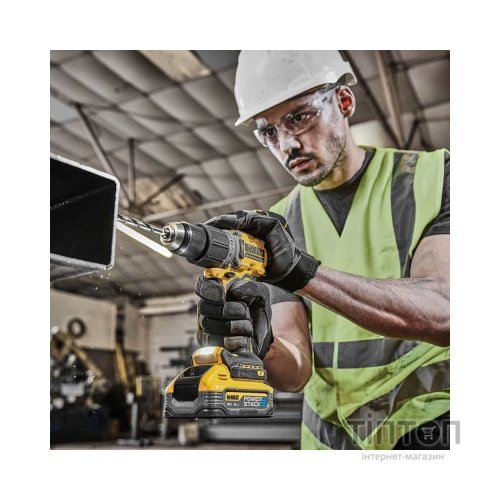 Шуруповерт DeWALT XR Li-Ion PowerStack 18 В, 2x5Ah, 90 Нм, 0-650/0-2000 об/хв, TSTAK (DCD805H2T)