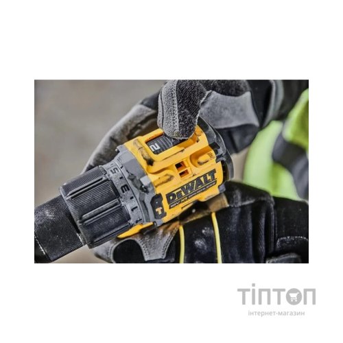 Шуруповерт DeWALT XR Li-Ion PowerStack 90 Нм, 18V 1x1.7Ah, кейс TSTAK (DCD805E1T)