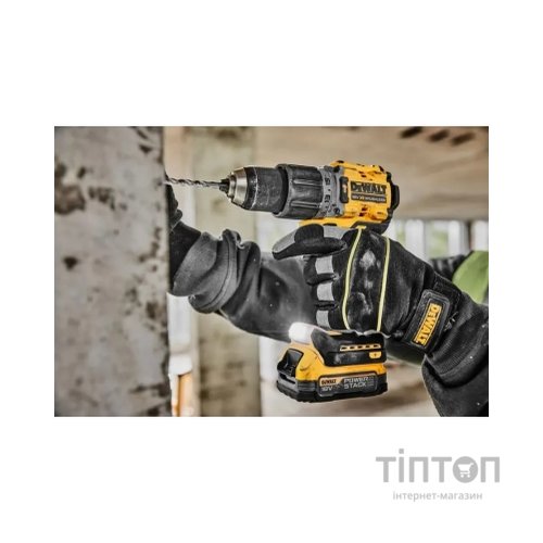 Шуруповерт DeWALT XR Li-Ion PowerStack 90 Нм, 18V 2x1.7Ah, кейс TSTAK (DCD805E2T)