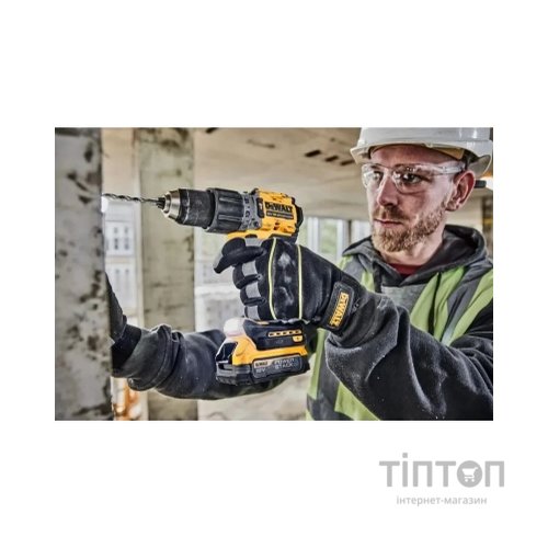 Шуруповерт DeWALT XR Li-Ion PowerStack 90 Нм, 18V 2x1.7Ah, кейс TSTAK (DCD805E2T)