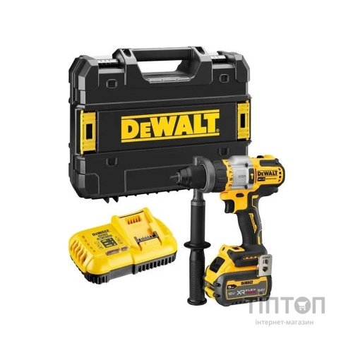 Шуруповерт DeWALT XR Li-lon 18 В, 2 АКБ + ЗП, кейс TSTAK (DCD999X1)