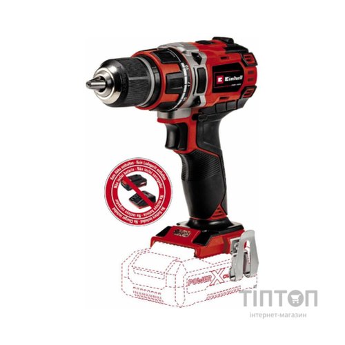 Шуруповерт Einhell TE-CD 18/50 Li BL Solo X-Change (без АКБ та ЗП) (4513887)