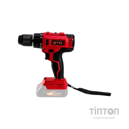 Шуруповерт GTM DSI18/60BL з ударом, 18В, 60Нм (без АКБ та ЗП) (DSI18/60BL_BARE TOOL)
