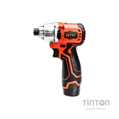 Шуруповерт GTM ударний IS12/120BL, 12В, 120Нм, 0-3000 об/хв, 2x2Ah (IS12/120BL)