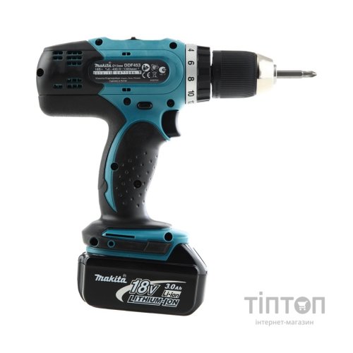 Шуруповерт Makita DDF453RFE 2x3Ah, кейс, ЗП (DDF453RFE)