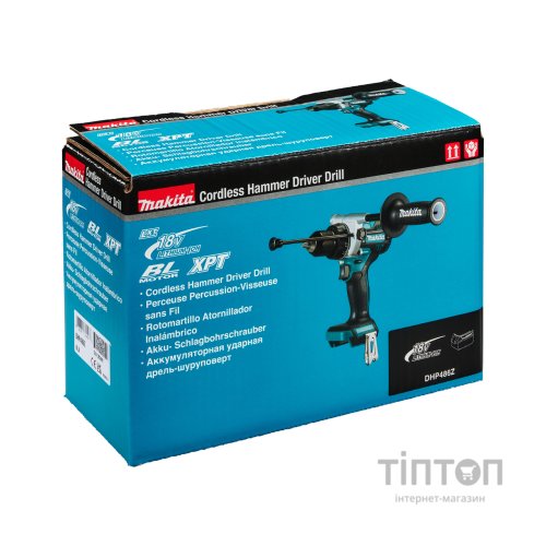 Шуруповерт Makita DHP486Z LXT, 18В (без АКБ та ЗП) (DHP486Z)