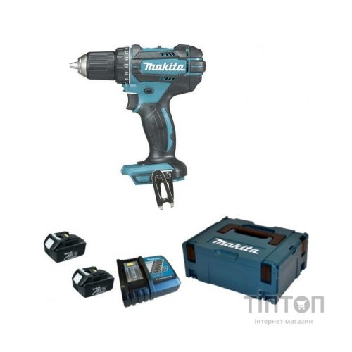 Шуруповерт Makita LXT, 3Аг х 3шт, кейс, 62/36 Нм (DDF482RFE3)