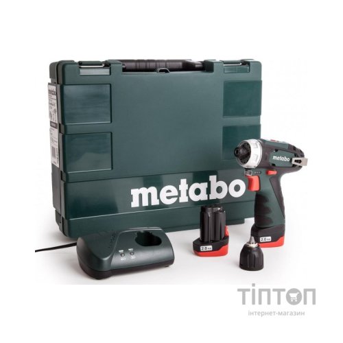 Шуруповерт Metabo PowerMaxxBS, 10.8 В, 2х2.0Аг, кейс (600080500)