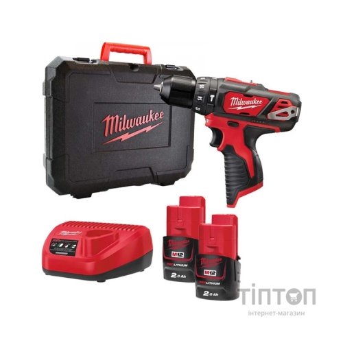 Шуруповерт Milwaukee M12 BDD-202C, 30 Нм (4933441915)
