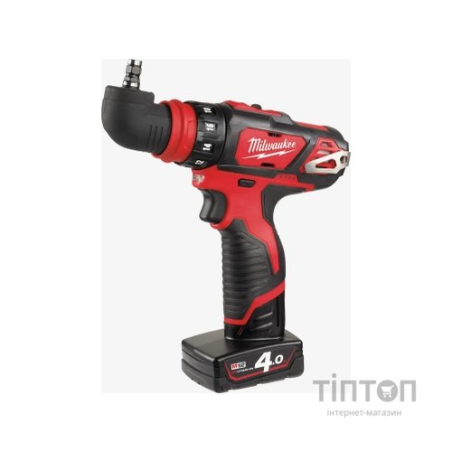 Шуруповерт Milwaukee M12 BDDXKIT-202C Li-Ion 2x2Ah, 3 насадки. (4933447836)