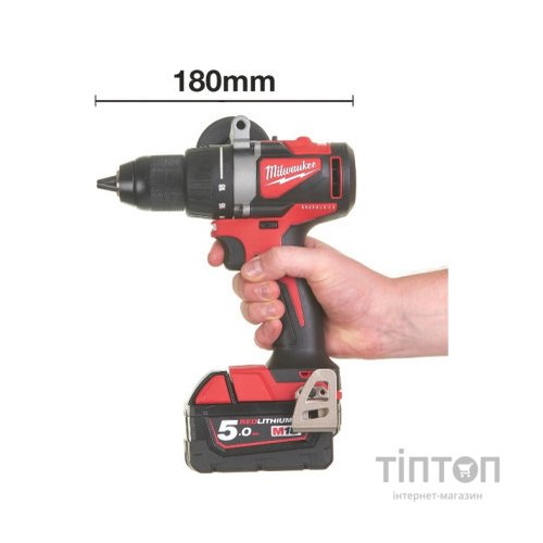 Шуруповерт Milwaukee M18 BLDD2-0X, 82Нм, HD кейс (без АКБ та ЗП) (4933464514)