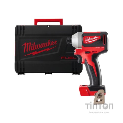 Шуруповерт Milwaukee ударний безщітковий M18 BLID2-0X, 180 Нм ,HD кейс (без АКБ и ЗУ) (4933464519)