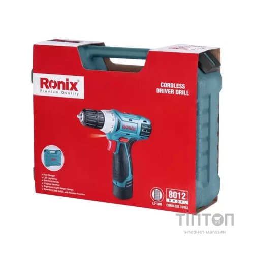 Шуруповерт Ronix акумуляторний 12В (8012)