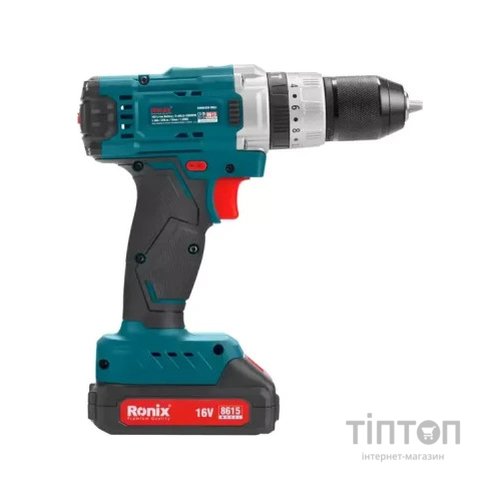 Шуруповерт Ronix акумуляторний 16В, 1.5Ah x 2 (8615)