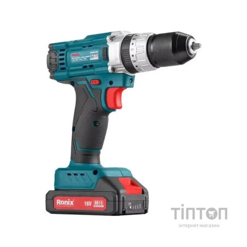 Шуруповерт Ronix акумуляторний 16В, 1.5Ah x 2 (8615)
