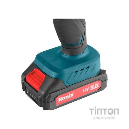 Шуруповерт Ronix акумуляторний 16В, 1.5Ah x 2 (8615)