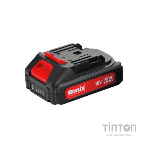 Шуруповерт Ronix акумуляторний 16В, 1.5Ah x 2 (8615)