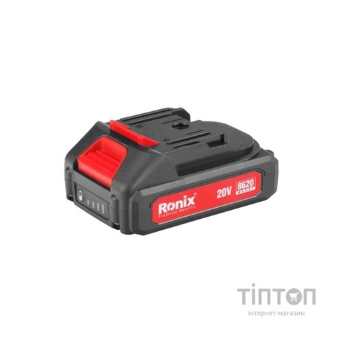 Шуруповерт Ronix акумуляторний 20В, 1.5Ah x 2 (8620)