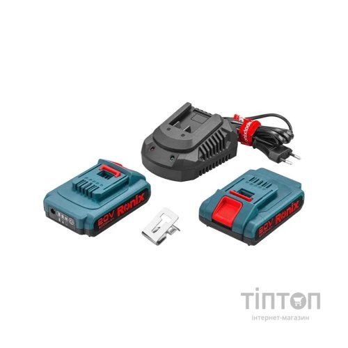 Шуруповерт Ronix ударний акумуляторний 20В, 2Ah х 2 (8900K)