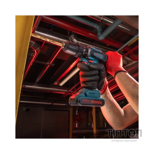 Шуруповерт Ronix ударний акумуляторний 20В, 2Ah х 2 (8900K)