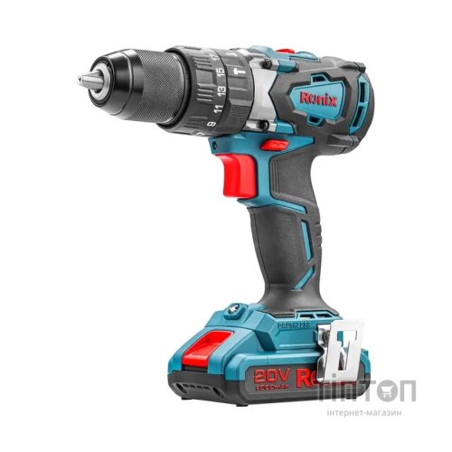 Шуруповерт Ronix ударний акумуляторний 20В, 2Ah х 2 (8905K)