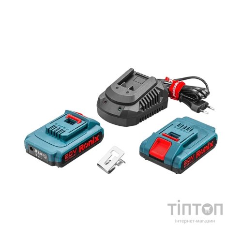 Шуруповерт Ronix ударний акумуляторний 20В, 2Ah х 2 (8905K)