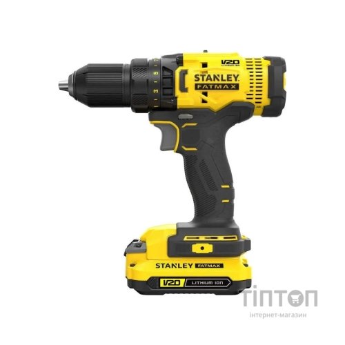Шуруповерт Stanley FatMax, Li-lon 18 В, 50 Нм, 2 АКБ + ЗП, кейс (SFMCD700C2K)